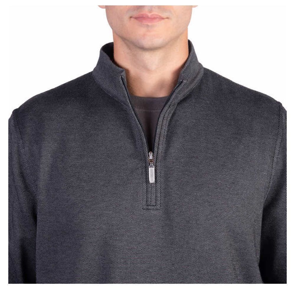 Kirkland‎ Signature Men's Quarter Zip Top - Picture 3 of 4